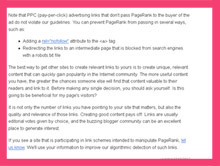 Ways to prevent PageRank from passing